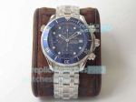 Swiss OMEGA Seamaster Professional Diver 300M Chronograph Watch Blue Dial 41.5MM